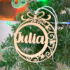 Bola Navidad decorada