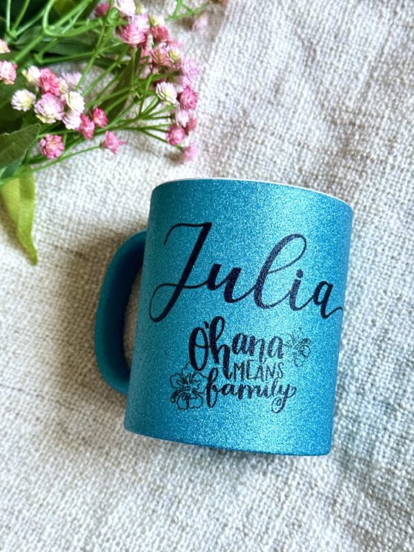 Taza acabado glitter - Imagen 2